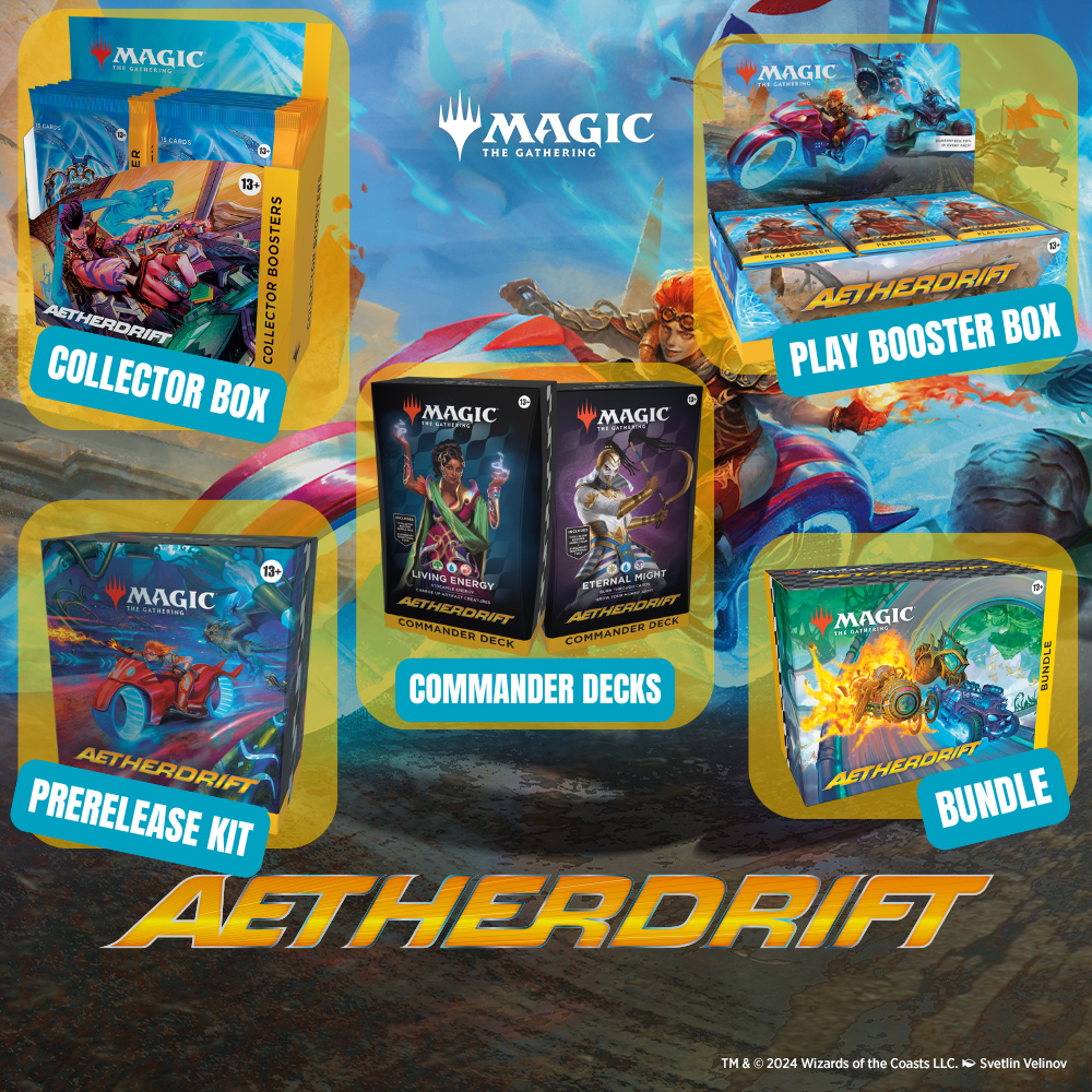 新品未開封 mtg Aetherdrift コレクターブースター×4 MTG】霊気走破コレクターブースターのBOX開封と当たりカード